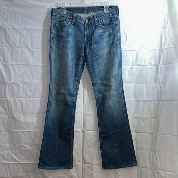 Citizens Of Humanity Blue Flare & Wide Leg Jeans - Picture 1 of 6
